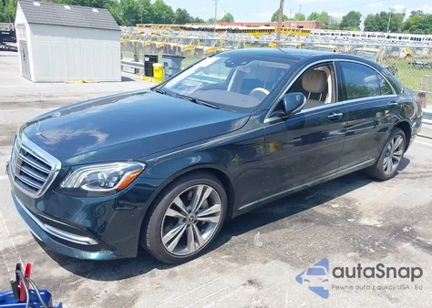 2018 Mercedes-Benz S 450 4Matic z USA, uszkodzony, nr VIN WDDUG6GB1JA364372